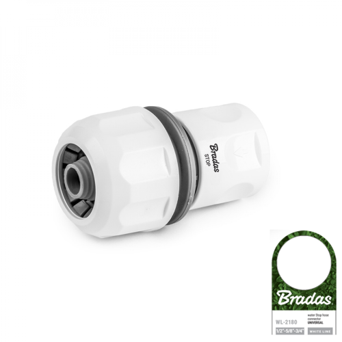SZYBKOZŁĄCZE UNIWERSALNE 1/2", 5/8", 3/4" STOP /WHITE LINE