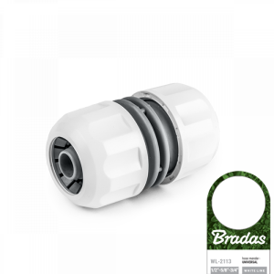 BRADAS ŁĄCZNIK WĘŻA UNIWERSALNY 1/2", 5/8", 3/4" /WHITE LINE