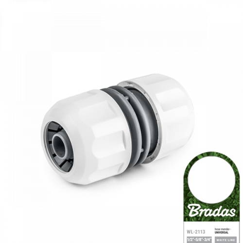 ŁĄCZNIK WĘŻA UNIWERSALNY 1/2", 5/8", 3/4" /WHITE LINE