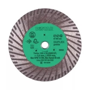 DISTAR TARCZA DIAMENTOWA DUPLEX 125 x 2,8 x  22,23mm  M14F TURBO