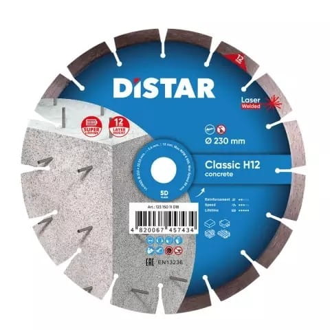 DISTAR TARCZA DIAMENTOWA CLASSIC H12 232 x 2,4/1,6 x 22,23mm