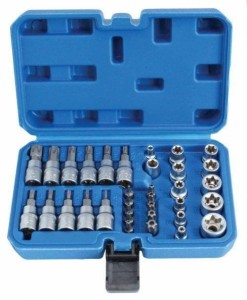 SATRA KLUCZE NASADOWE TORX 3/8" 24el.