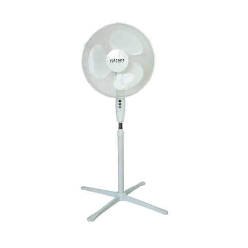 VOLTENO WENTYLATOR PODŁOGOWY BIAŁY 40cm PODSTAWA KRZYŻAK