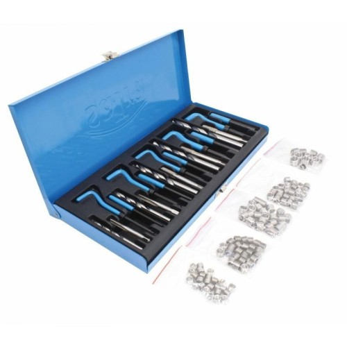 SATRA ZESTAW DO NAPRAWY GWINTÓW – M5 / M6 / M8 / M10 / M12 – 131el.
