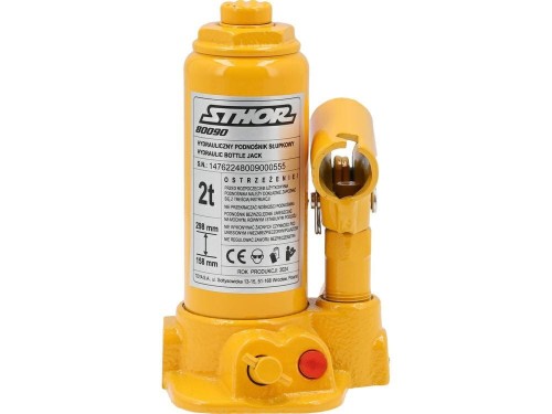 STHOR PODNOŚNIK TŁOKOWY HYDRAULICZNY 2T