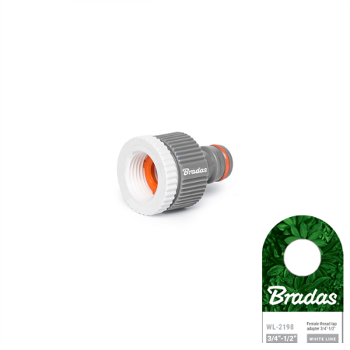 PRZYŁĄCZE NA KRAN 3/4" - 1/2" /WHITE LINE