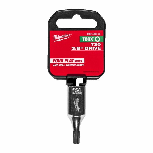 MILWAUKEE NASADKA 3/8 Z KOŃCÓWKĄ TORX T30 %%%