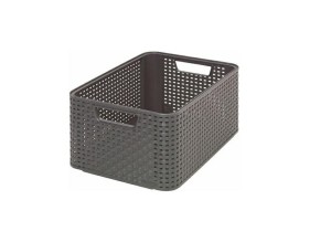 CURVER KOSZYK M 18L  /CIEMNY SZARY
