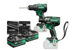 HIKOKI.ZESTAW 36V KC18DE WJZ (DS18DE + WR18DH) 2x5,0Ah MV HSC