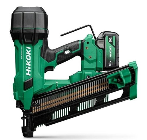 HIKOKI GWOŹDZIARKA 18V NR1890DRA WQZ 30-34° 50-90mm 2x5,0Ah BL HSC