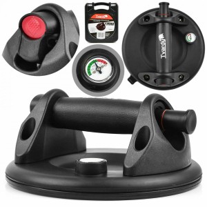 GEKO PRZYSSAWKA PRÓŻNIOWA 200mm Z POMPKĄ 120kg /TVARDY