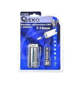 GEKO NASADKA UNIWERSALNA 7-19mm +ADAPTER