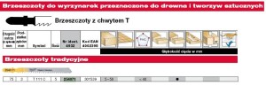 MILWAUKEE BRZESZCZOT T111C /5szt. DREWNO 75mm / CIĘCIE DO 50mm.