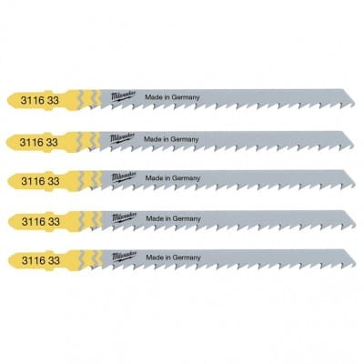 MILWAUKEE BRZESZCZOT DO WYRZYNARKI T344D 105mm KOMPLET - 5szt. DO DREWNA SZYBKIE CIĘCIE