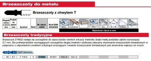 MILWAUKEE BRZESZCZOT T118G /5szt. METAL 55/0,7mm.