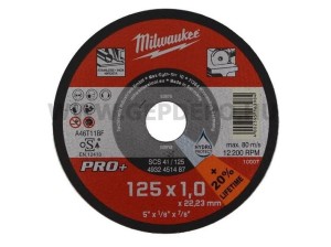 MILWAUKEE TARCZA M. 125x1mm PRO+ (200).