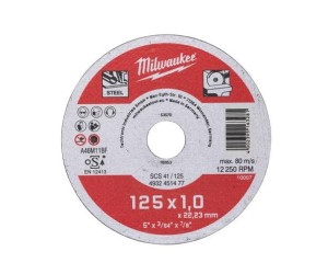 MILWAUKEE TARCZA M. 125x1mm CONTRACTOR (200). @W
