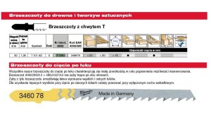 MILWAUKEE BRZESZCZOT T101AO /5szt. DERWNO /PCV, 50mm CIĘCIE PO ŁUKU