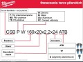 MILWAUKEE PIŁA TARCZOWA 190x30x1,6x24ATB ATB CSB P W - DREWNO - SZYBKIE CIĘCIE >>> 4932498976