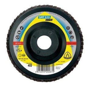 KLINGSPOR ŚCIERNICA LISTKOWA  SMT325 125 P 40 Extra WYPUKŁA.