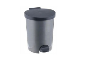 CURVER KOSZ Z PEDAŁEM 15L   /SREBRNY/