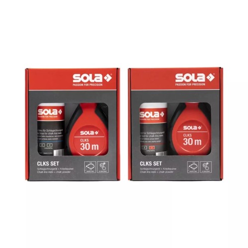 SOLA SZNUREK TRASERSKI 30m CLKS SET R + KREDA CZERWONA