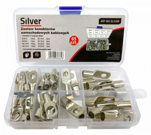 SILVER KONEKTORY OCZKOWE 65el.