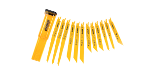 DEWALT BRZESZCZOT DO PIŁY SZABLASTEJ MIX 12szt. EXTREME +KASETA