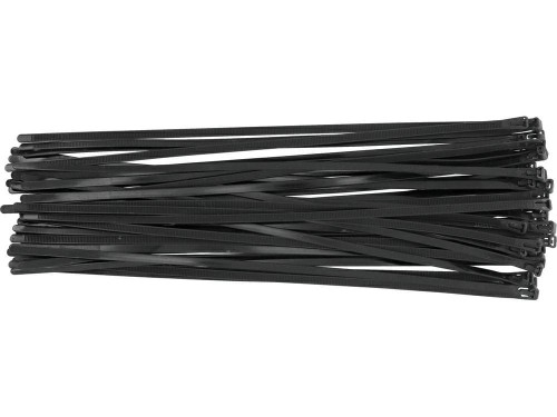 YATO OPASKA PLASTIKOWA SAMOZACISKOWA CZARNA  7,6*450 /50szt