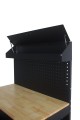 STÓŁ WARSZTATOWY 1145x635x1585mm BLAT SKLEJKA Z POSZYCIEM BLACHY OCYNK 1mm
