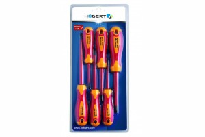 HOGERT WKRĘTAKI IZOLOWANE kpl. 6szt.  1000V  S2