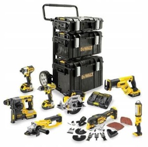 DEWALT ZESTAW COMBO 18V DCK856P4 (DCD996, DCF894, DCH273, DCG405, DCS367, DCS355, DCS570, DCL050) 4x5,0Ah TOUGHSYSTEM