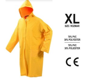 VOREL PŁASZCZ ŻÓŁTY PVC  XL