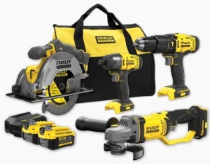 STANLEY ZESTAW V20 SFMCK469M2 2x4,0Ah TORBA