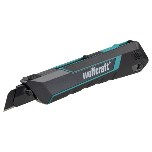 WOLFCRAFT NÓŻ Z ODŁAMYWANYM OSTRZEM 18mm "PRO SAFETY"