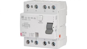 Wyłącznik różnicowoprądowy 4P 63A 0,03A typ A 6kA EFI6-P4 A 63/0.03 002061663