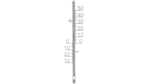 Termometr okienny zewnętrzny -30-50 C metalowy 12.5011
