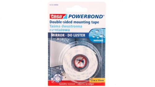 Taśma montażowa POWERBOND do luster 1,5m 19mm 55732-00004-05