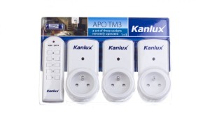 Zestaw trzech gniazd zdalnie sterowanych APO TM-3 7980 /3szt./