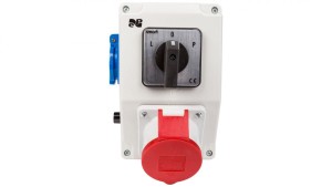 RS-Z rozdzielnica siłowa wyłącznik L-0-P 3P+N+Z 16A, 2P+Z 230V szary 6272-20