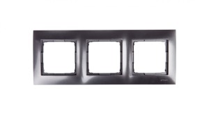 Simon 54 Premium Ramka potrójna antracyt /do karton-gips/ DRK3/48