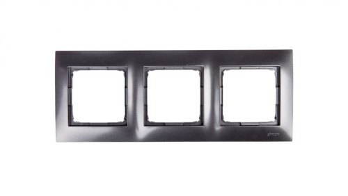 Simon 54 Premium Ramka potrójna antracyt /do karton-gips/ DRK3/48