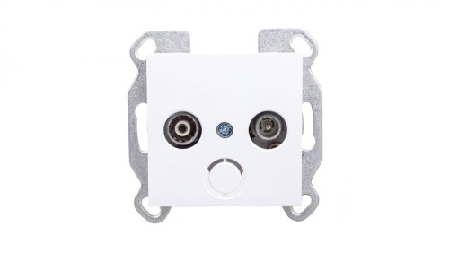 Lumina Gniazdo antenowe RTV standard białe WL3010