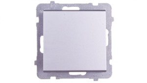SONATA Łącznik pojedynczy srebro mat ŁP-1R/m/38