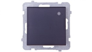 SONATA Łącznik krzyżowy czarny metalik ŁP-4R/m/33