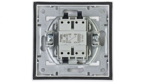Łącznik Asfora schodowy IP44 biały z ramką EPH0400421