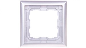 KOS66 Ramka pojedyncza aluminium 664081