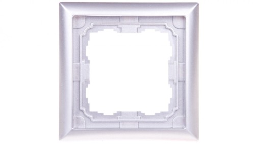KOS66 Ramka pojedyncza aluminium 664081