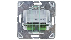 IMPRESJA Gniazdo telefoniczne podwójne RJ11 niezależne białe GPT-2YN/m/00
