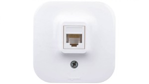 FORIX Gniazdo komputerowe pojedyncze RJ45 kat.5e UTP białe 782424